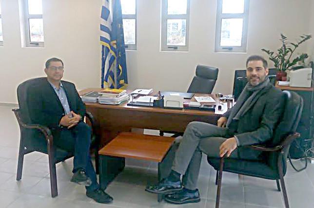 Συνάντηση του αντιπεριφερειάρχη Νότιας Αθήνας με τον Δήμαρχο Αλίμου