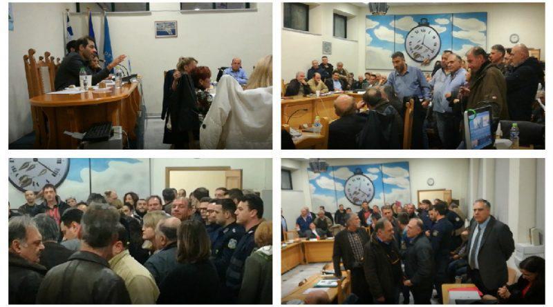 Ένταση για τα σκουπίδια στο δημοτικό συμβούλιο Αλίμου (VIDEO&ΕΙΚΟNEΣ)