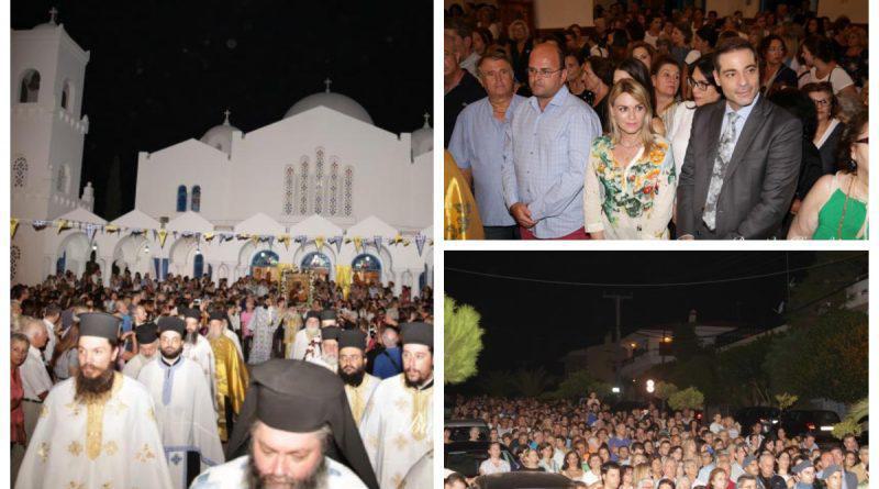 Λαοθάλασσα πιστών για την Παναγία Μυρτιδιώτισσα στον Άλιμο (EIKONEΣ)