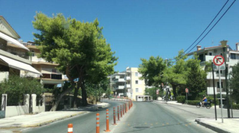 Άλιμος: Εκτέλεση τεχνικών εργασιών για την κατασκευή νησίδας στη λεωφ. Κυθηρίων