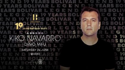 Bolivar 19 Years Anniversary I Kiko Navarro I Sat June 24