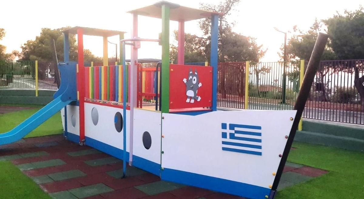 Άλιμος: Εντυπωσιακές εικόνες από την ολοκαίνουργια παιδική χαρά, στον Λόφο Πολιτισμού εικόνα 3