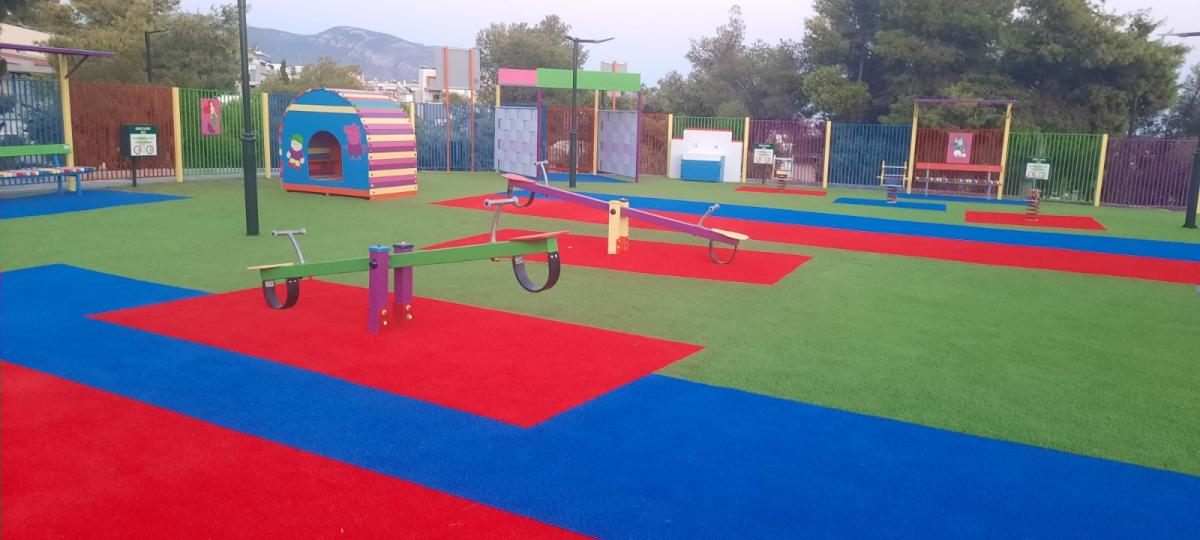 Άλιμος: Εντυπωσιακές εικόνες από την ολοκαίνουργια παιδική χαρά, στον Λόφο Πολιτισμού εικόνα 19