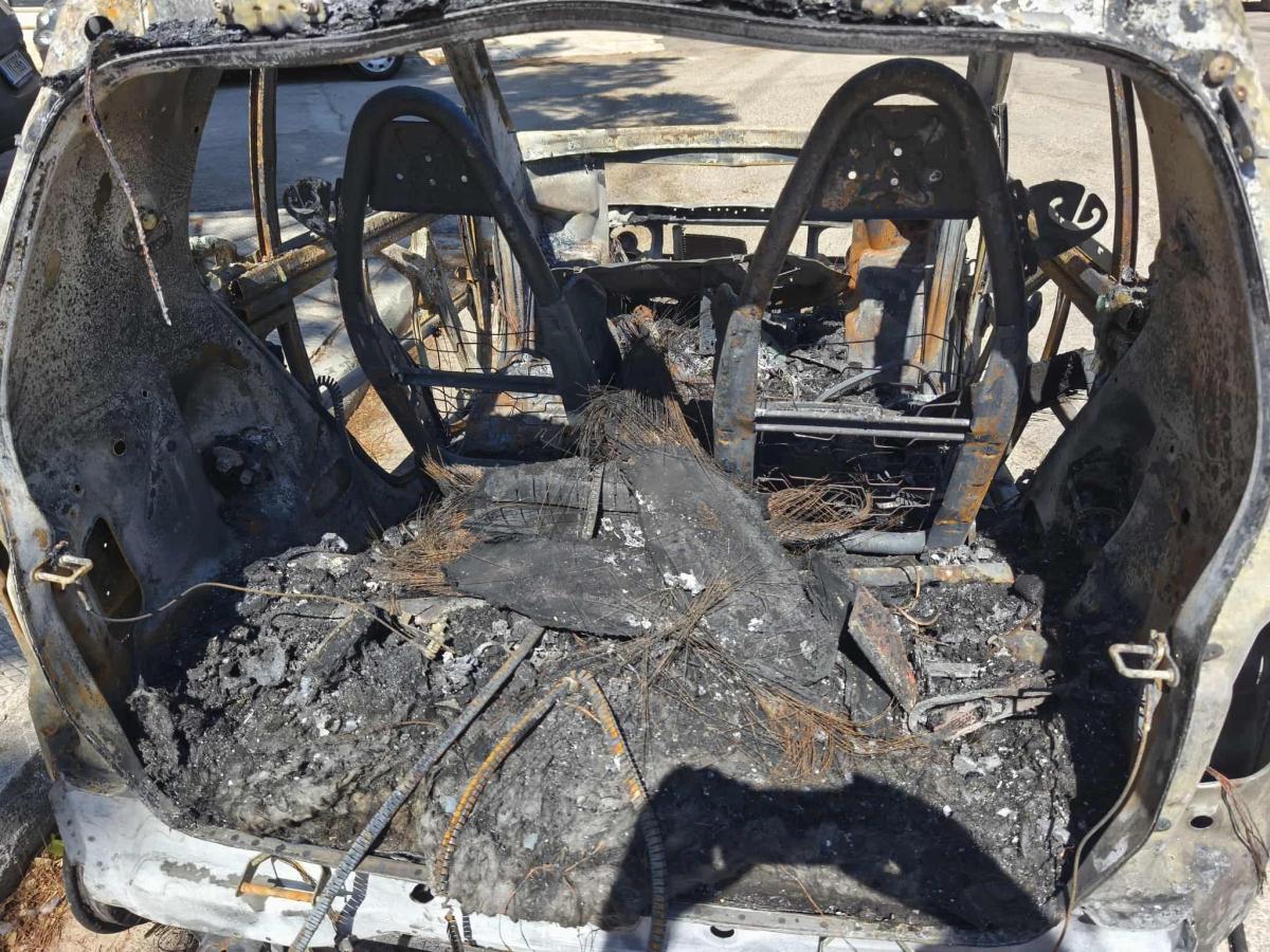 Δεν έχουν το Θεό τους! Μετέφεραν και παράτησαν σε δρόμο του Αλίμου ένα καμένο Smart (ΕΙΚΟΝΕΣ) εικόνα 3