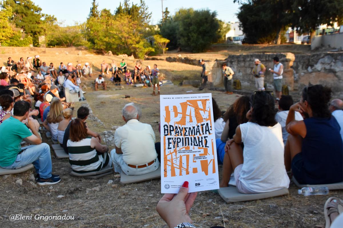 Συγκίνηση και δέος! Αναβίωσε μετά από 2.500 χρόνια το αρχαίο θέατρο στον Άλιμο (VIDEO&ΕΙΚΟΝΕΣ) εικόνα 12