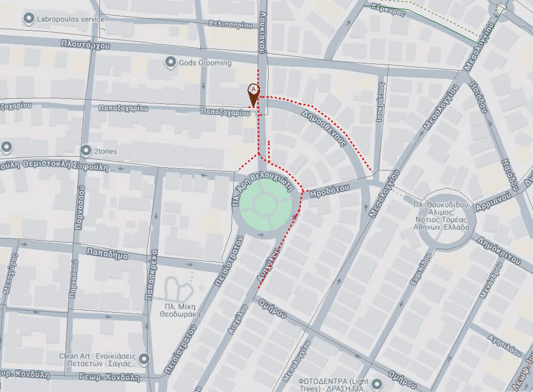 Σύνορα Αγίου Δημητρίου – Αλίμου: “Ποτάμι” η Πλουτάρχου – Χωρίς νερό λόγω βλάβης στο δίκτυο της ΕΥΔΑΠ (VIDEO) εικόνα 1